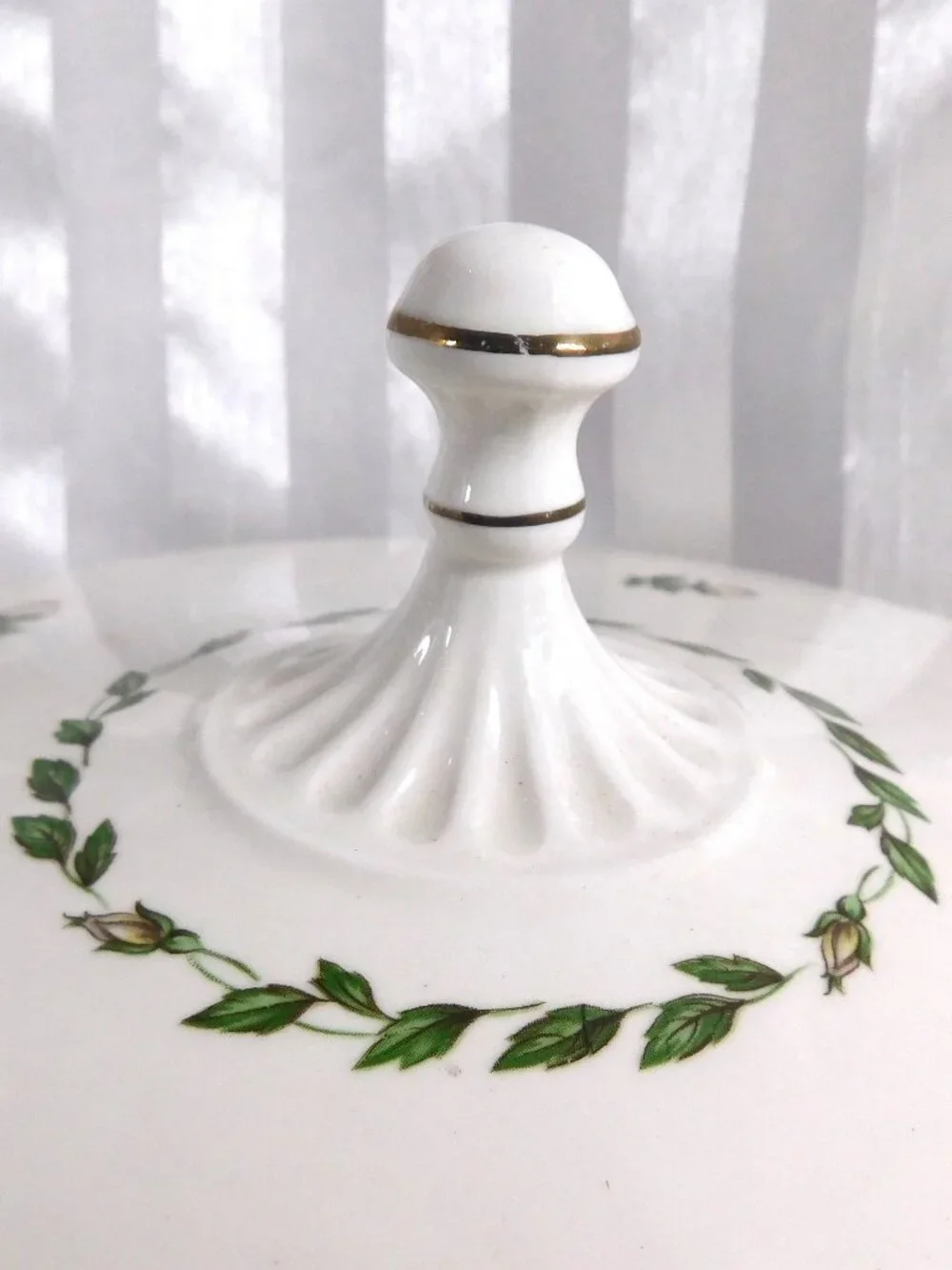 Halls Round Footed Covered Vegetable Dish in Cameo Rose # 26278